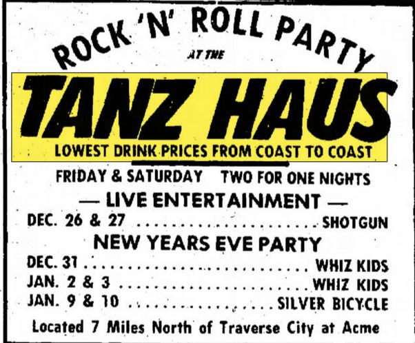 Tanz Haus (Tanz Haus Club, TanzHaus) - Dec 26 1975 Ad